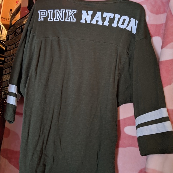 PINK Victoria's Secret Tops - 👀👀Vs PINK🤩 Baseball Jersey